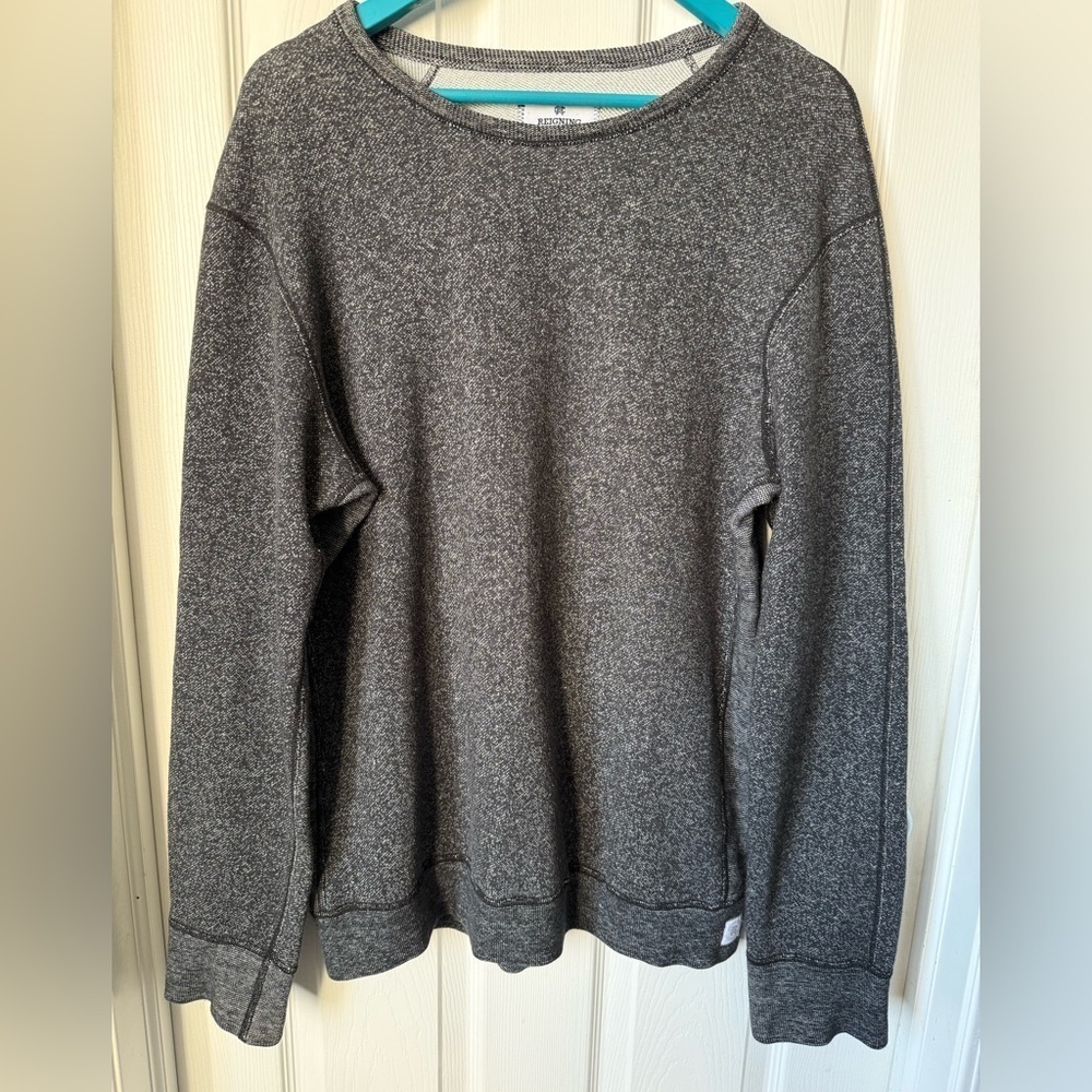 Men’s Reigning Champ Midweight Crewneck | Size Medium Made In Canada